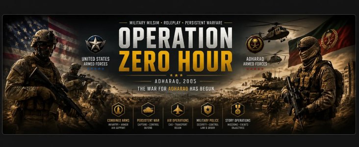 Banner of Operation Zero Hour // ADHARAQ