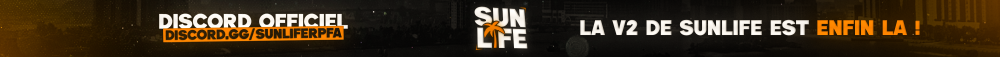 Banner of SUNLIFE RP V2 ◄━━━🡺 NOUVEAU DLC 🡸━━━►🌴