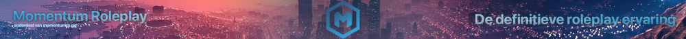 Banner van Momentum